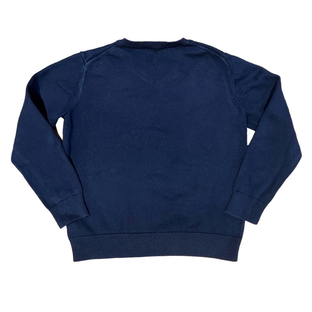 Gap Kids | Navy Blue V-Neck Sweater, Boys Medium - Picture 3 of 3